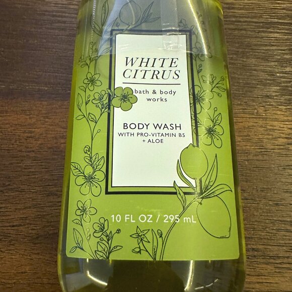 BATH & BODY WORKS White Citrus Shower Gel Body Wash Bath Soap 10oz Retired Rare - Picture 2 of 7